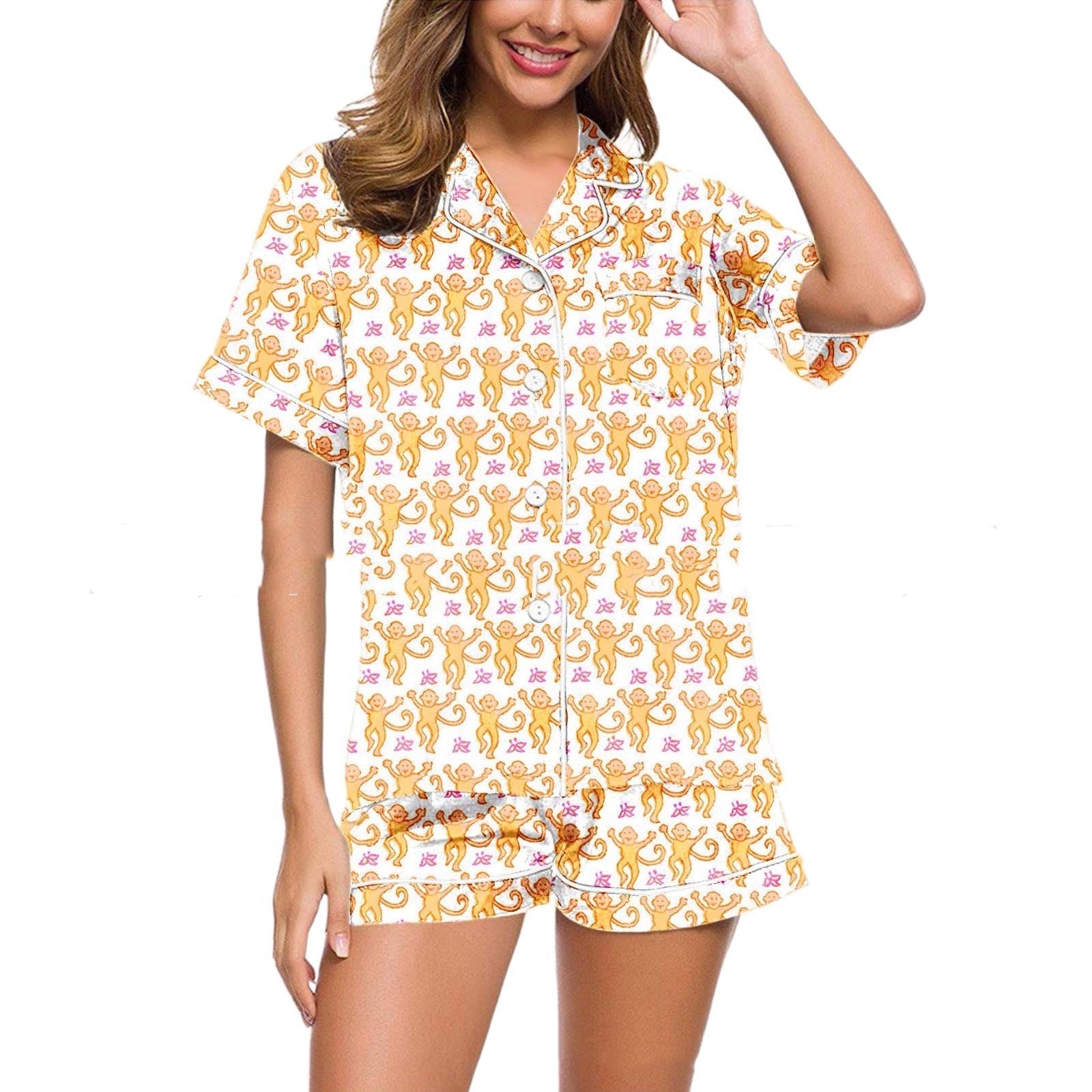 Monkey Print Pajamas
