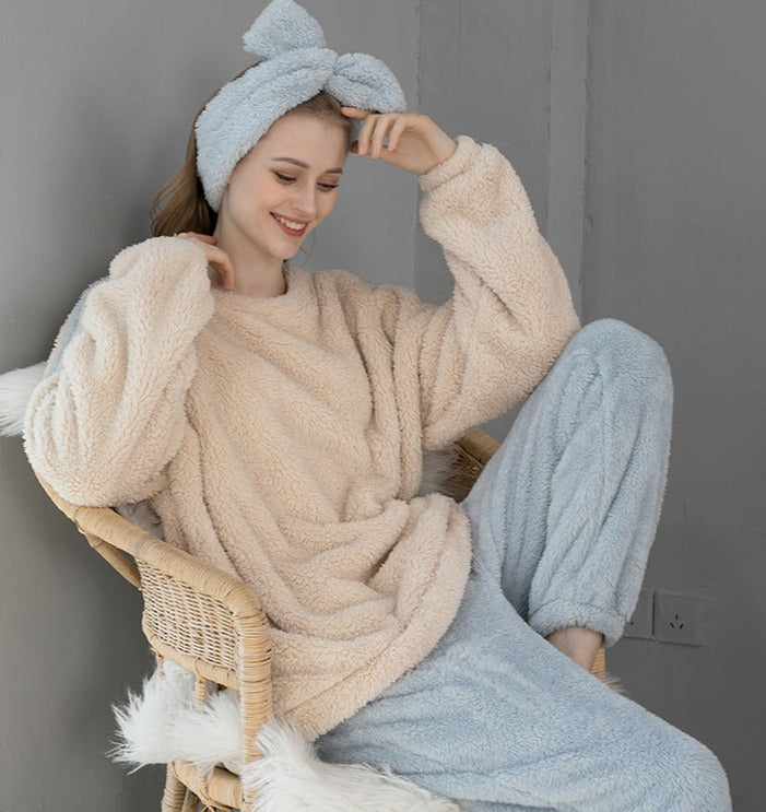 Plush Fleece Winter Loungewear