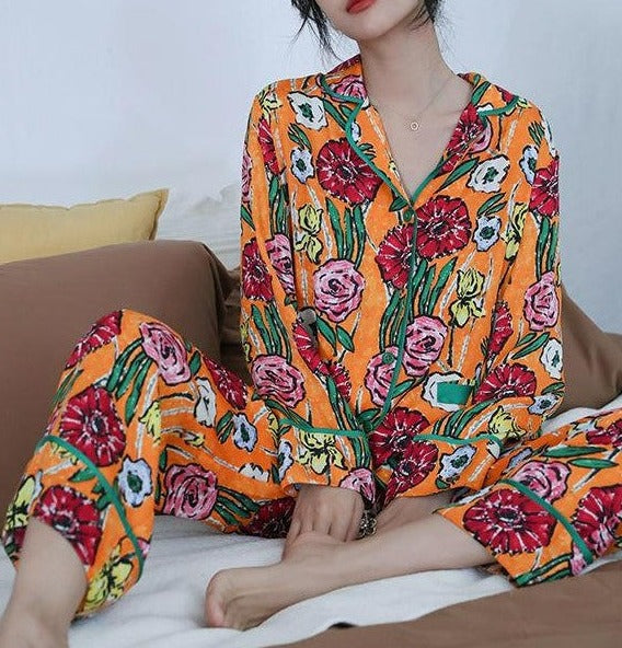Van Gogh's Flower Pajamas