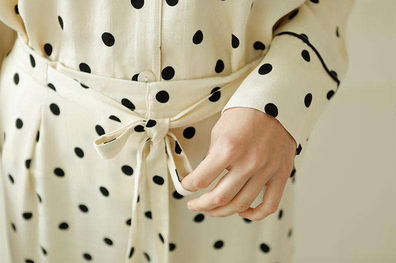 Black Polka-Dot Pajamas