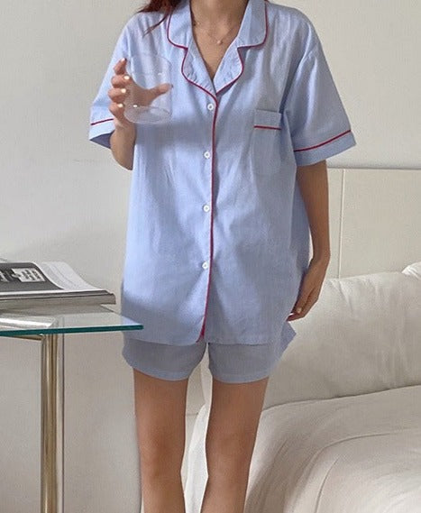 Cool Blue Short Pajamas