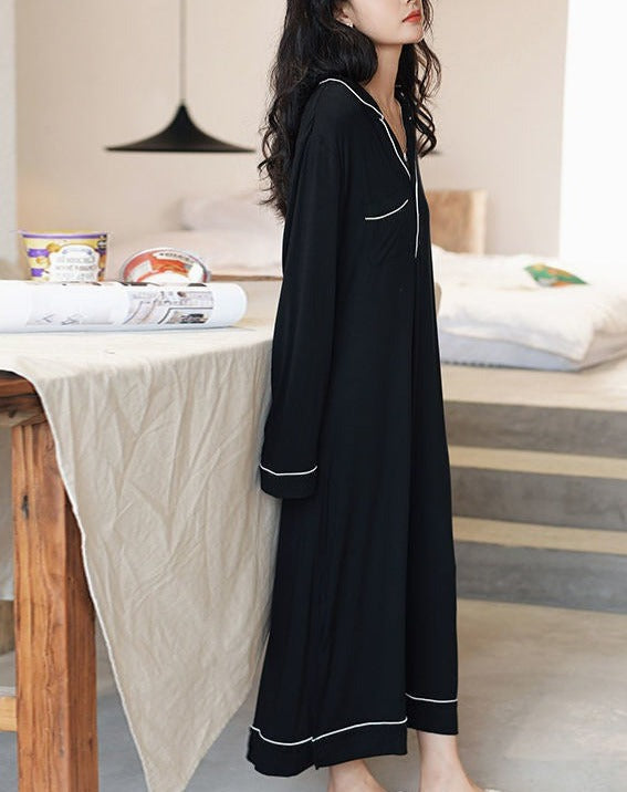Long Pull-Over Modal Nightgown