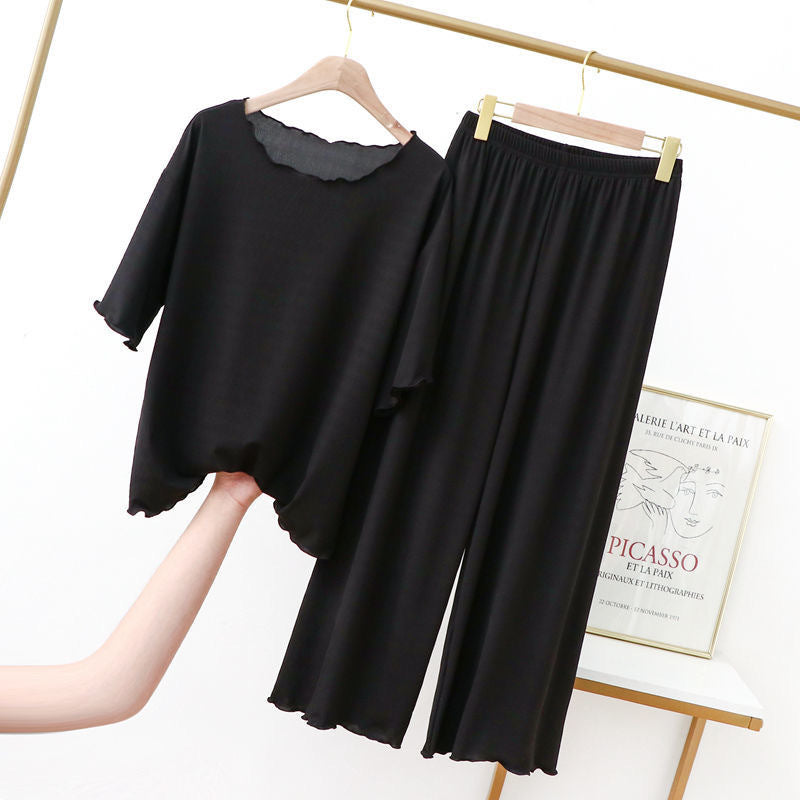 Modal Short Sleeve & Trouser Pajamas