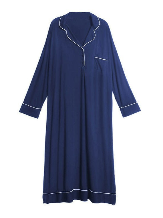 Long Pull-Over Modal Nightgown