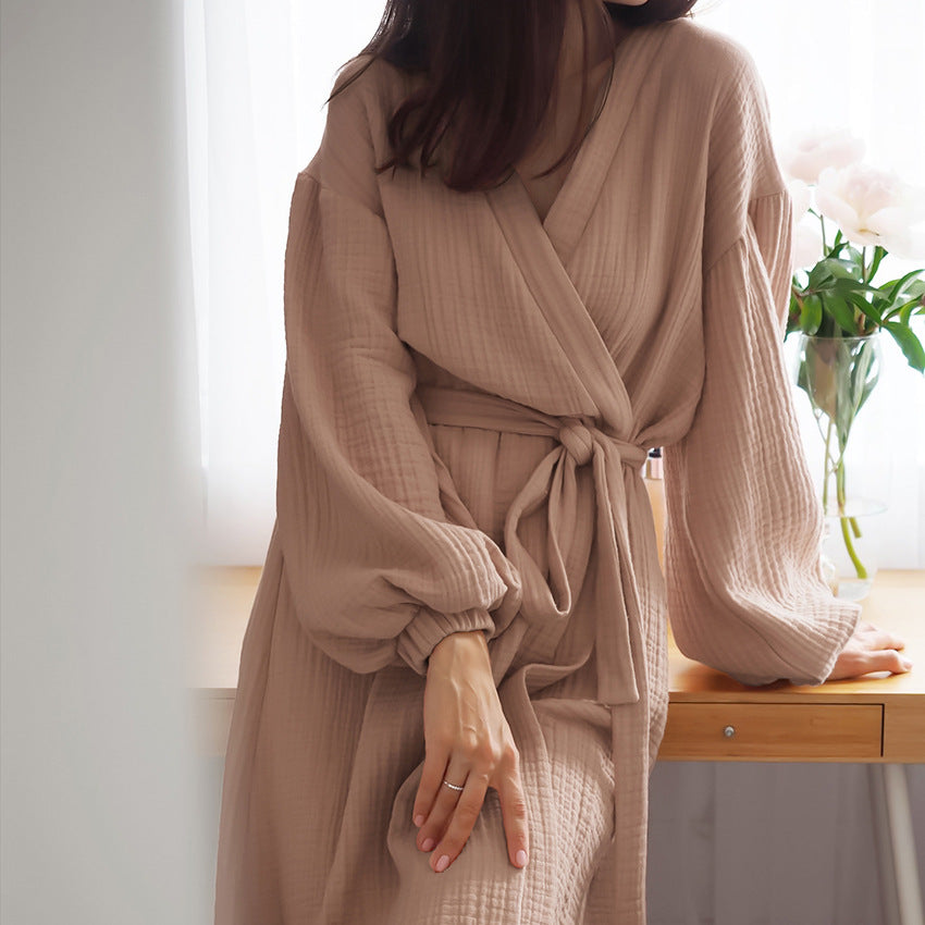 Soft Cotton Gauze Robe