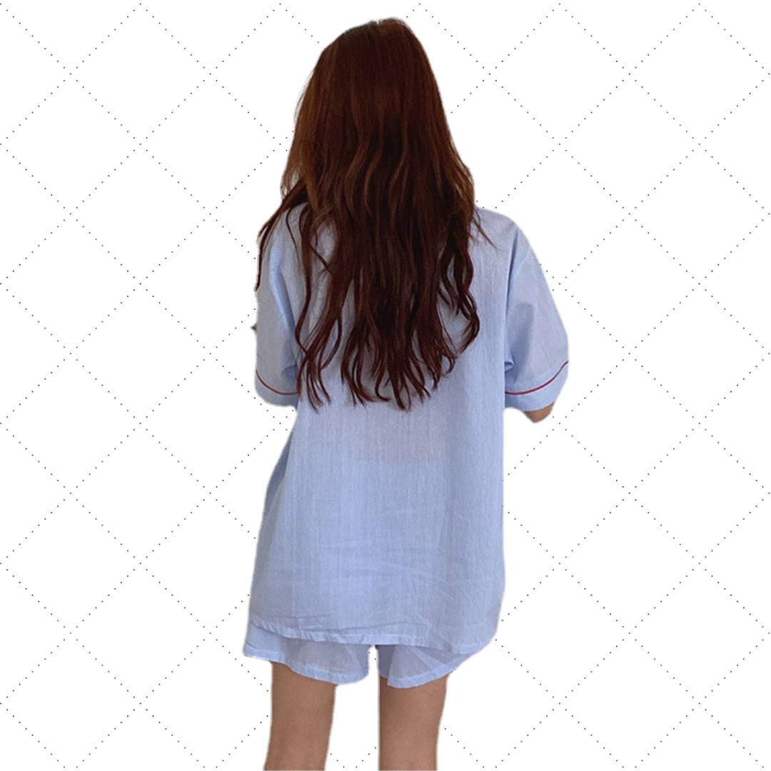 Cool Blue Short Pajamas