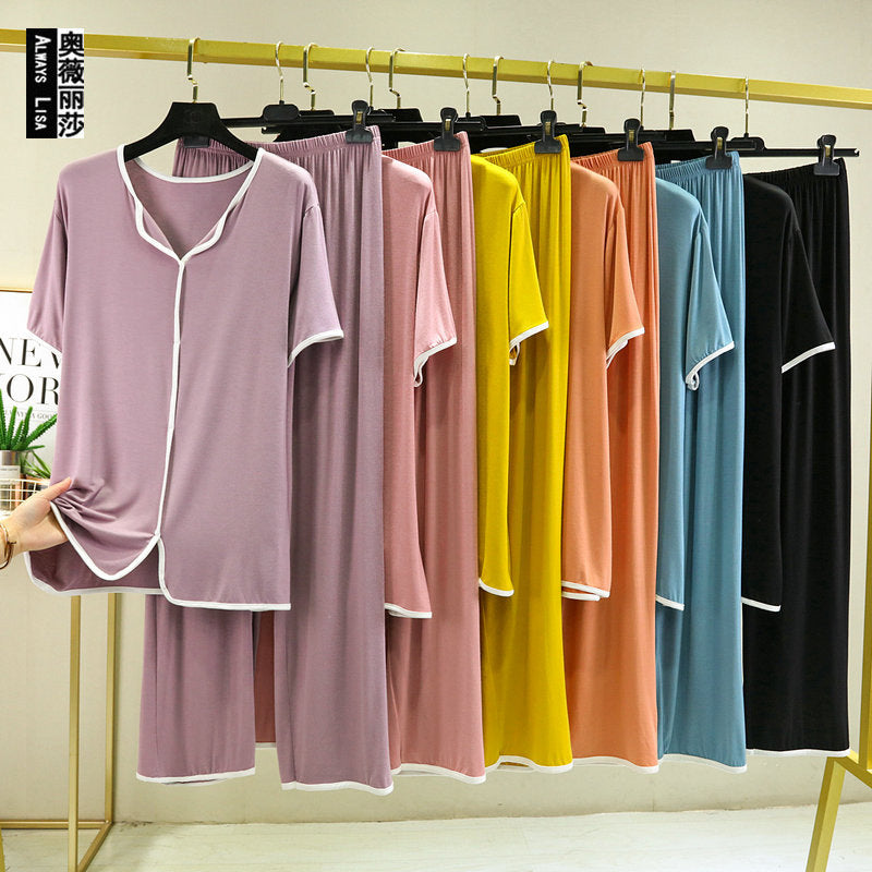 Short Sleeve Modal Fabric Pajamas