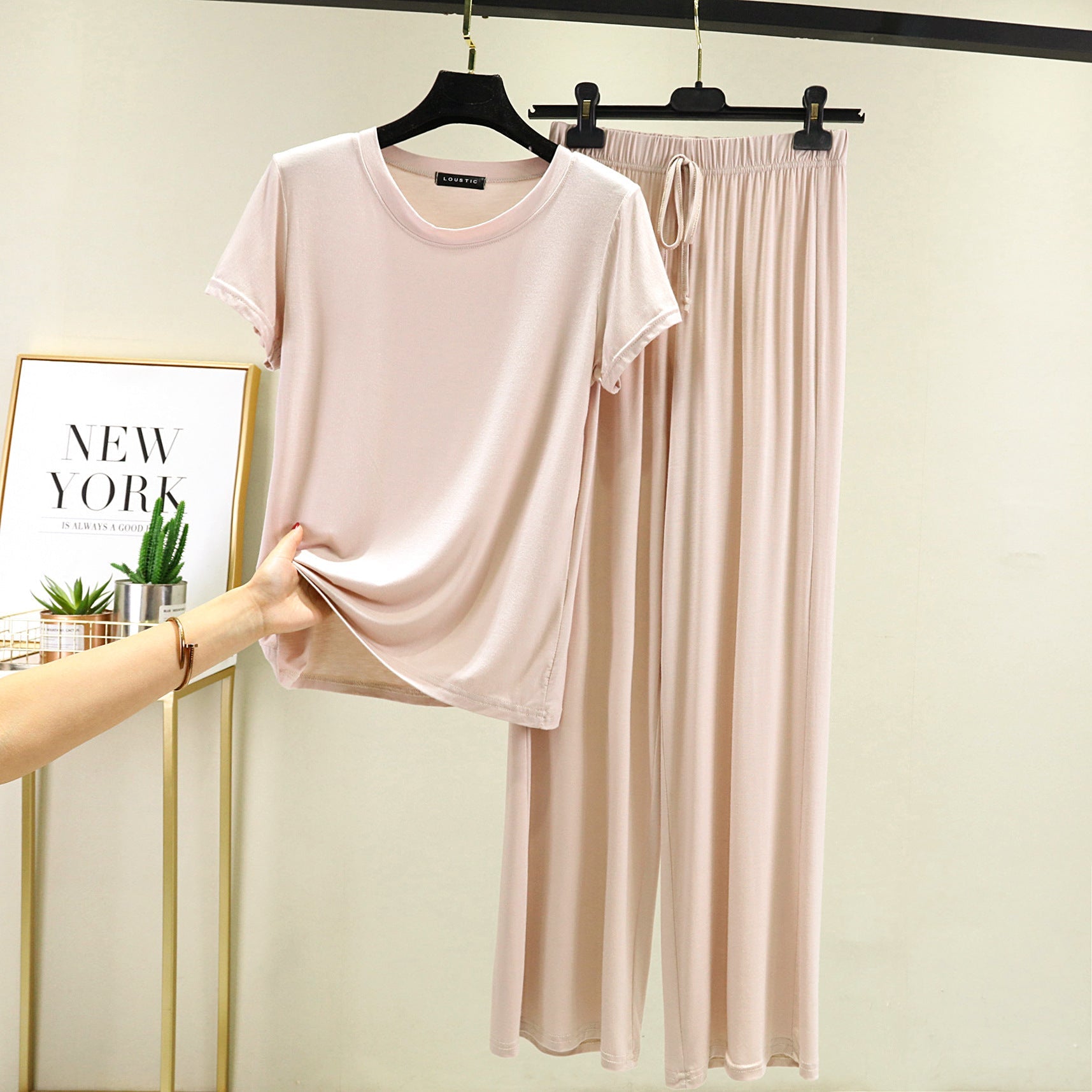 Classic T-Shirt Modal Fabric Pajamas