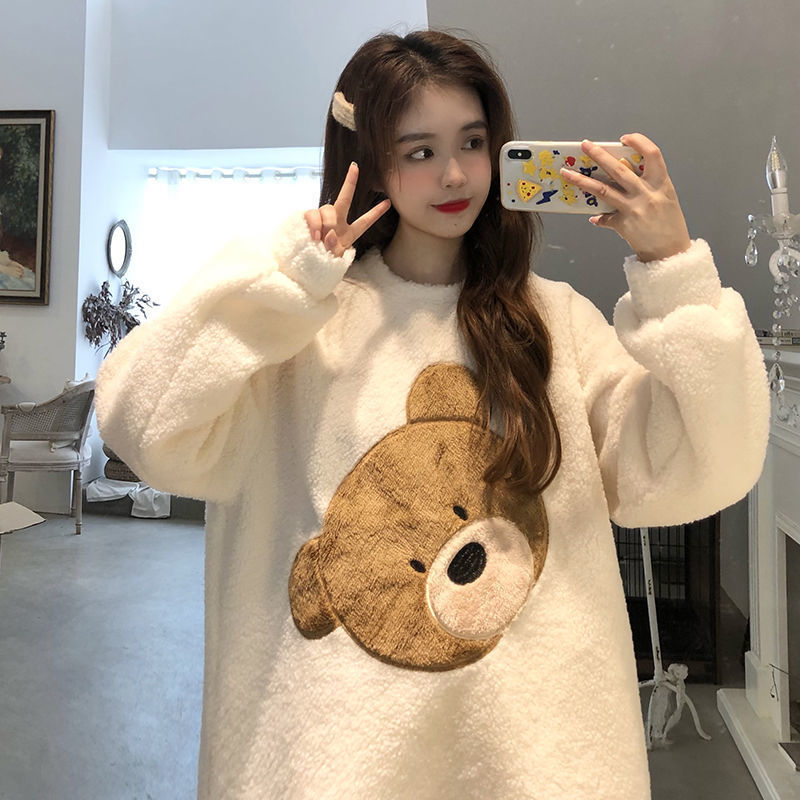 Teddy Bear Face Warm Loungewear