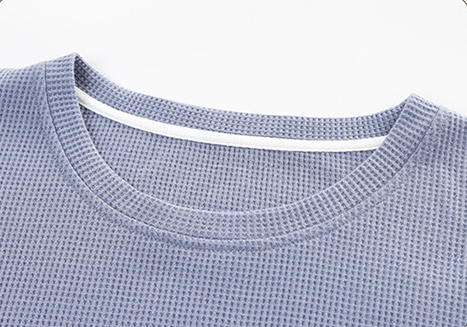 Ribbed Waffle Pattern Casual Pajamas