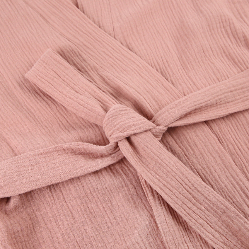 Soft Cotton Gauze Robe