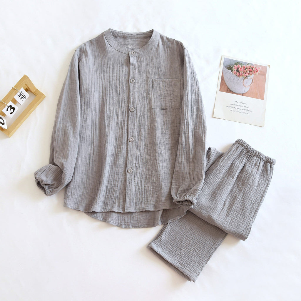 Gauze Crepe Cotton Pajamas