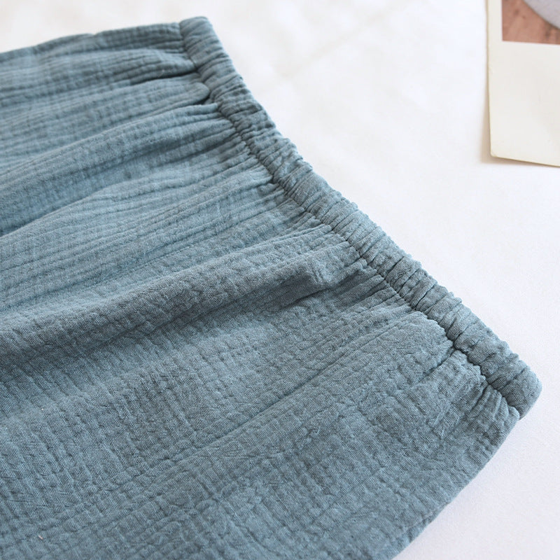 Gauze Crepe Cotton Pajamas