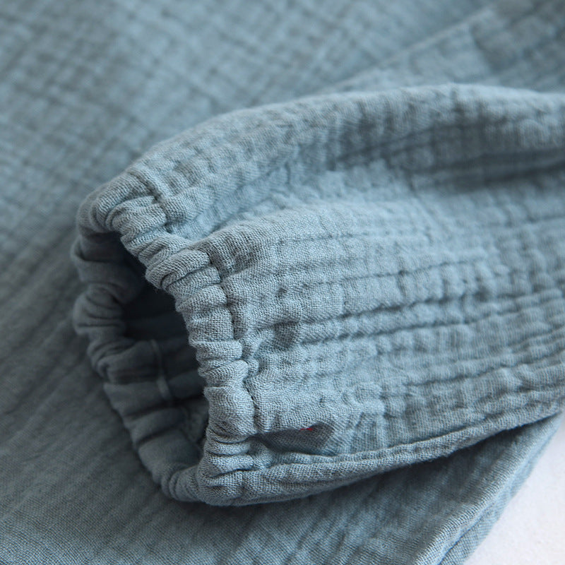 Gauze Crepe Cotton Pajamas