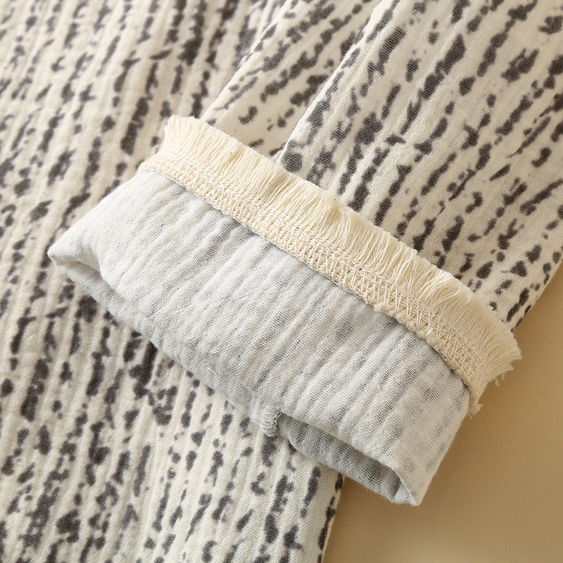 Black & White Cotton Pajamas