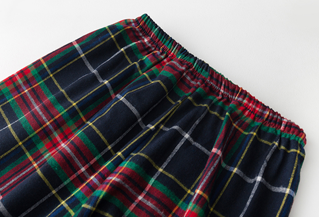 Winter Flannel Tartan Plaid Pajamas