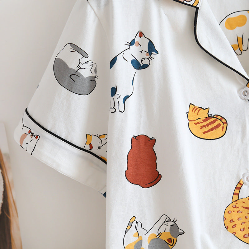 Kitty Cat Short Pajamas