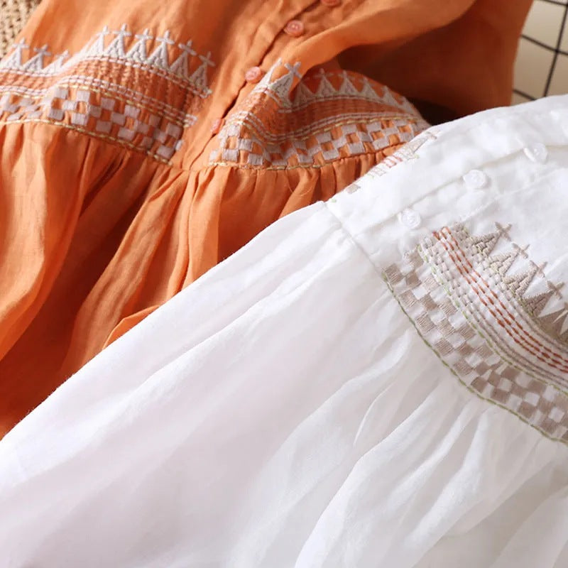 Ethnic Embroidered Long Dress