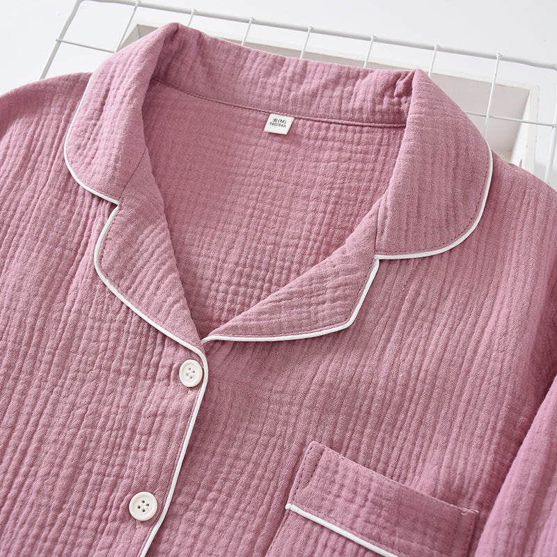 Cotton Crepe Gauze Pajamas