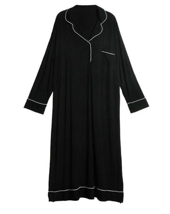 Long Pull-Over Modal Nightgown
