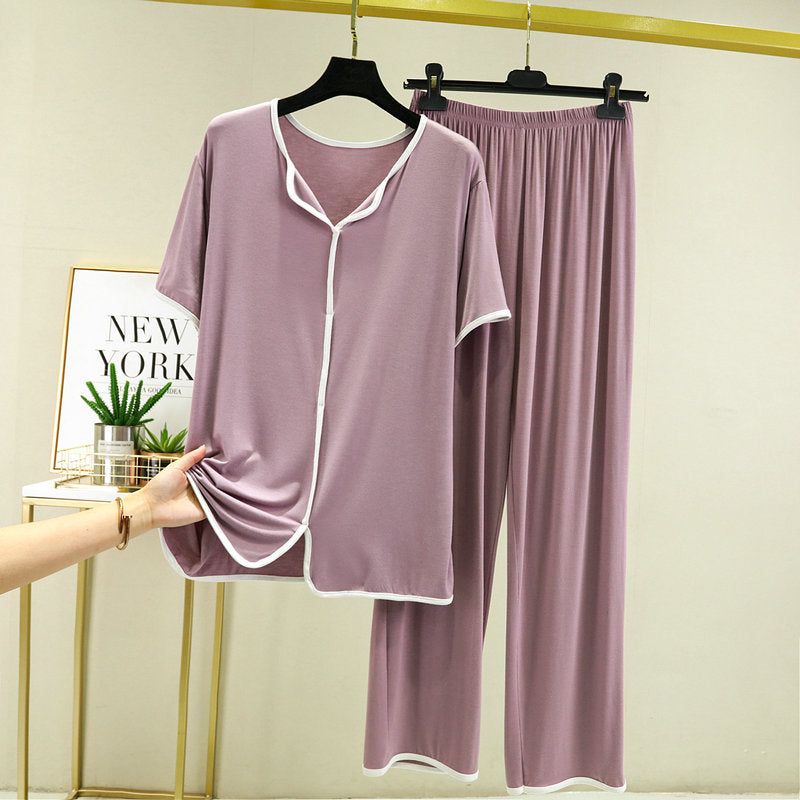 Short Sleeve Modal Fabric Pajamas