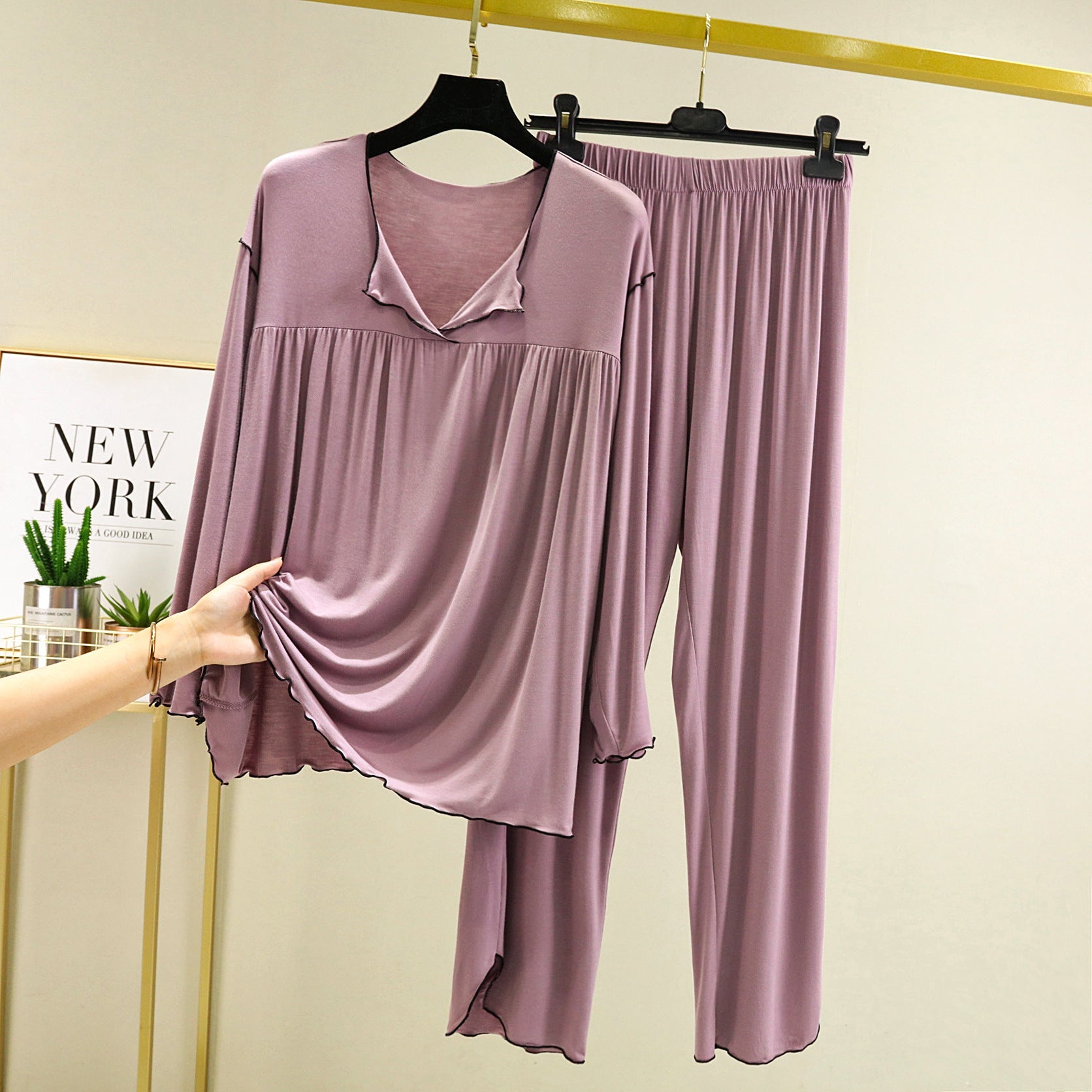 Stylish Smock Modal Pajamas