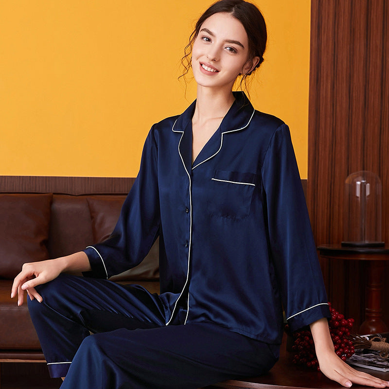 Classic Style 100% Silk Pajamas