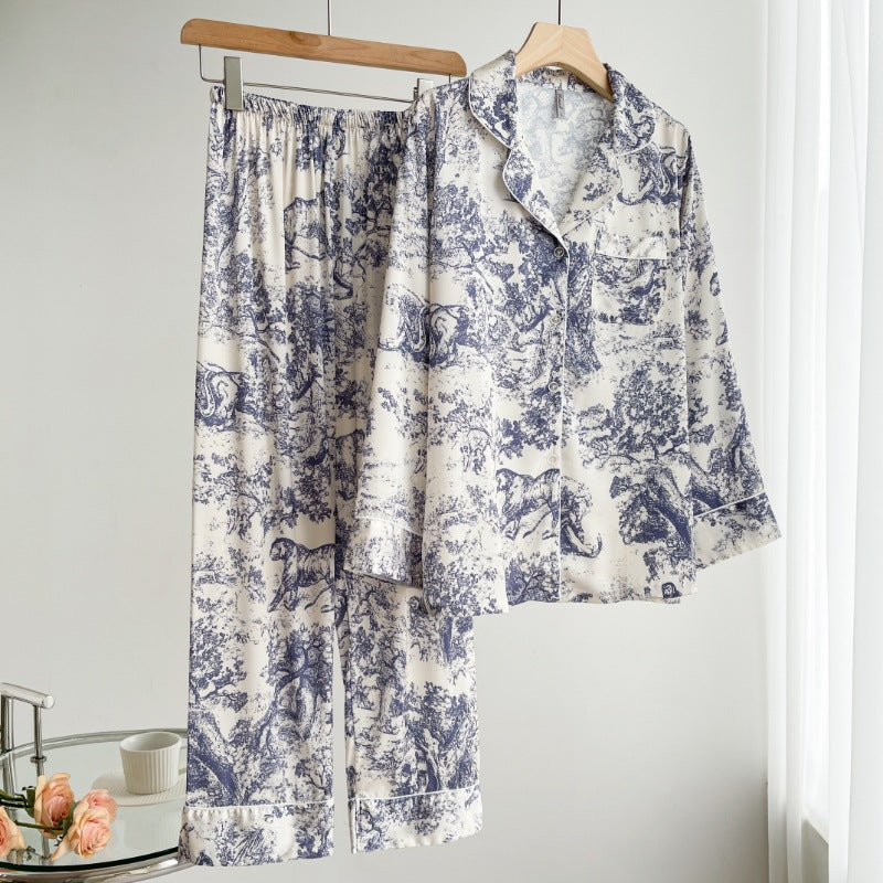 Toile Pajamas Trousers and Shirt