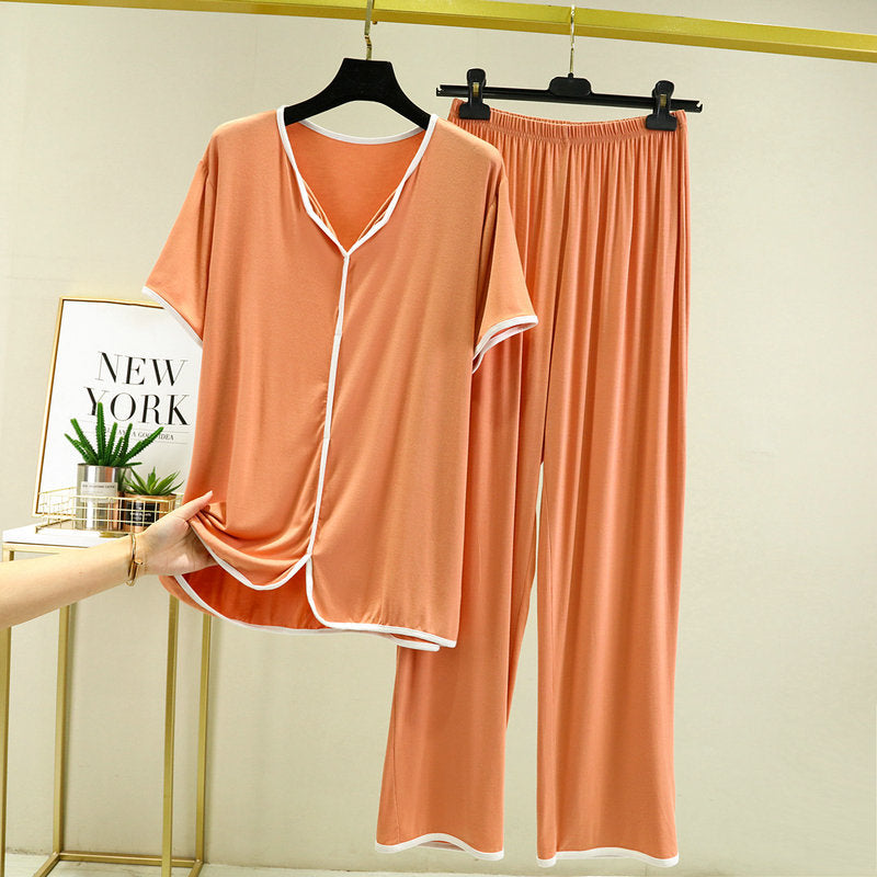 Short Sleeve Modal Fabric Pajamas