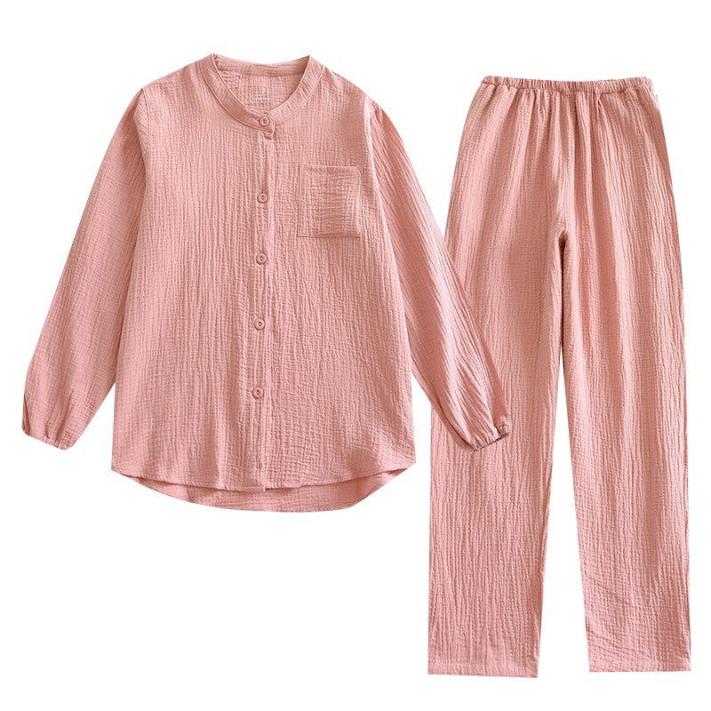 Gauze Crepe Cotton Pajamas