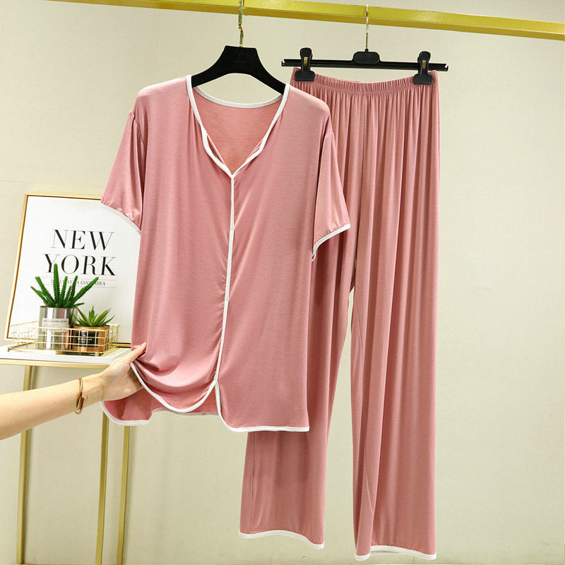 Short Sleeve Modal Fabric Pajamas