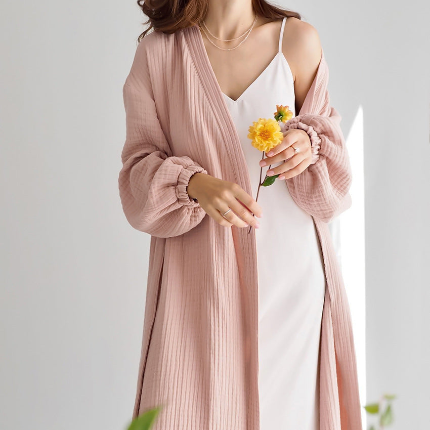 Soft Cotton Gauze Robe