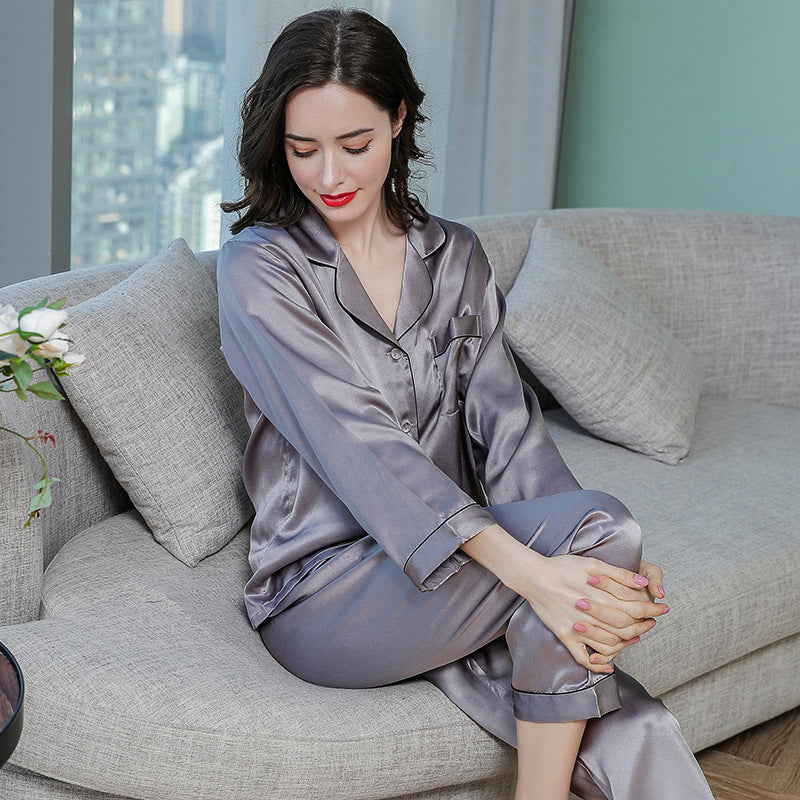 Classic Style 100% Silk Pajamas