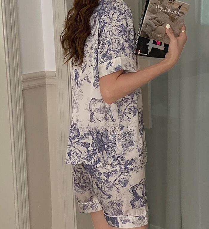 Toile Shorts & Shirt Pajamas