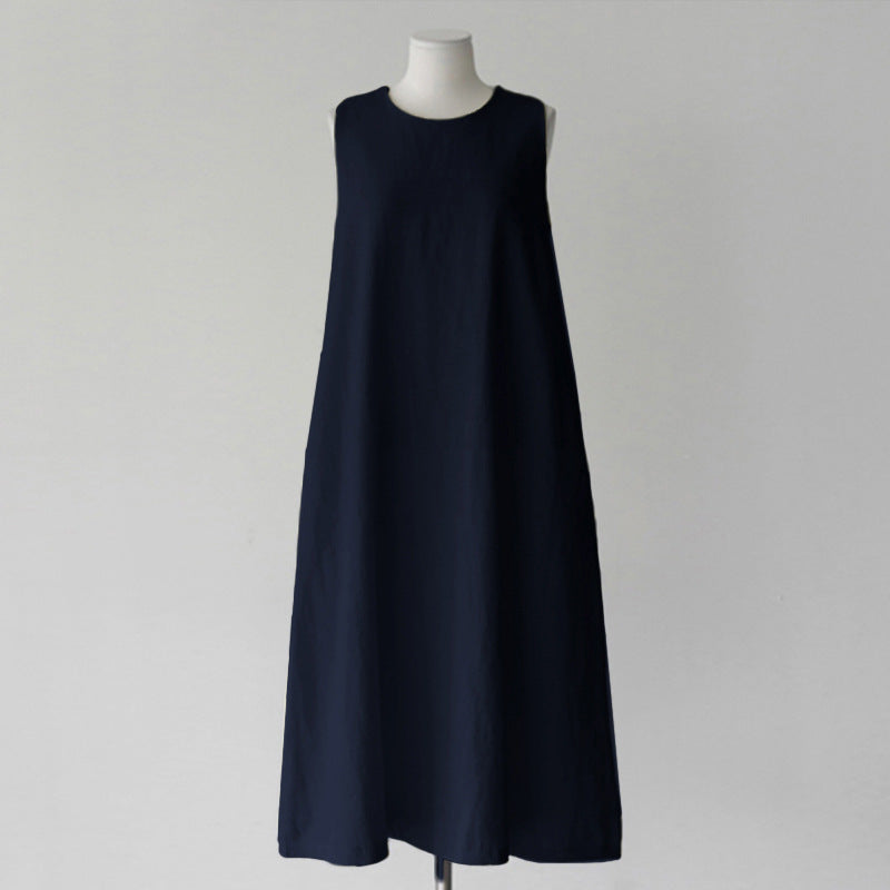 A-Line Cotton/Linen Dress