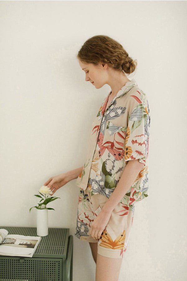 Floral Butterfly Pajamas