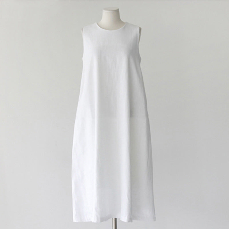 A-Line Cotton/Linen Dress
