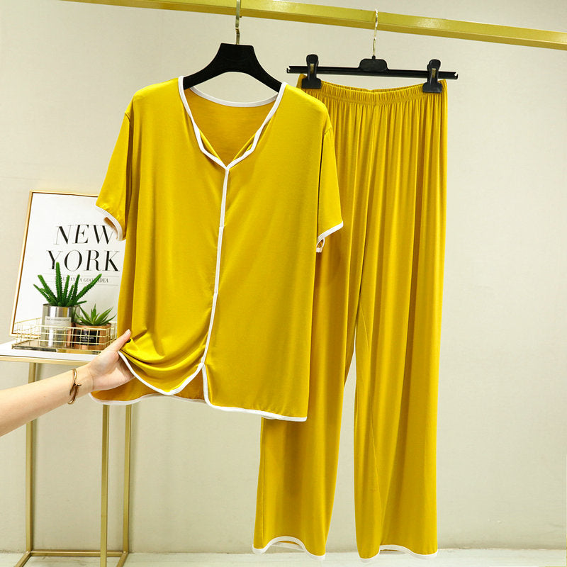 Short Sleeve Modal Fabric Pajamas
