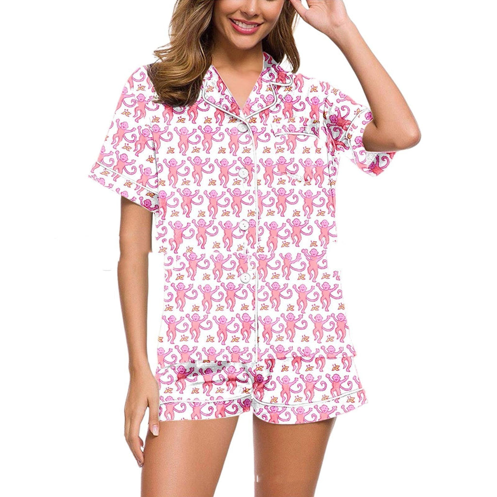 Monkey Print Pajamas